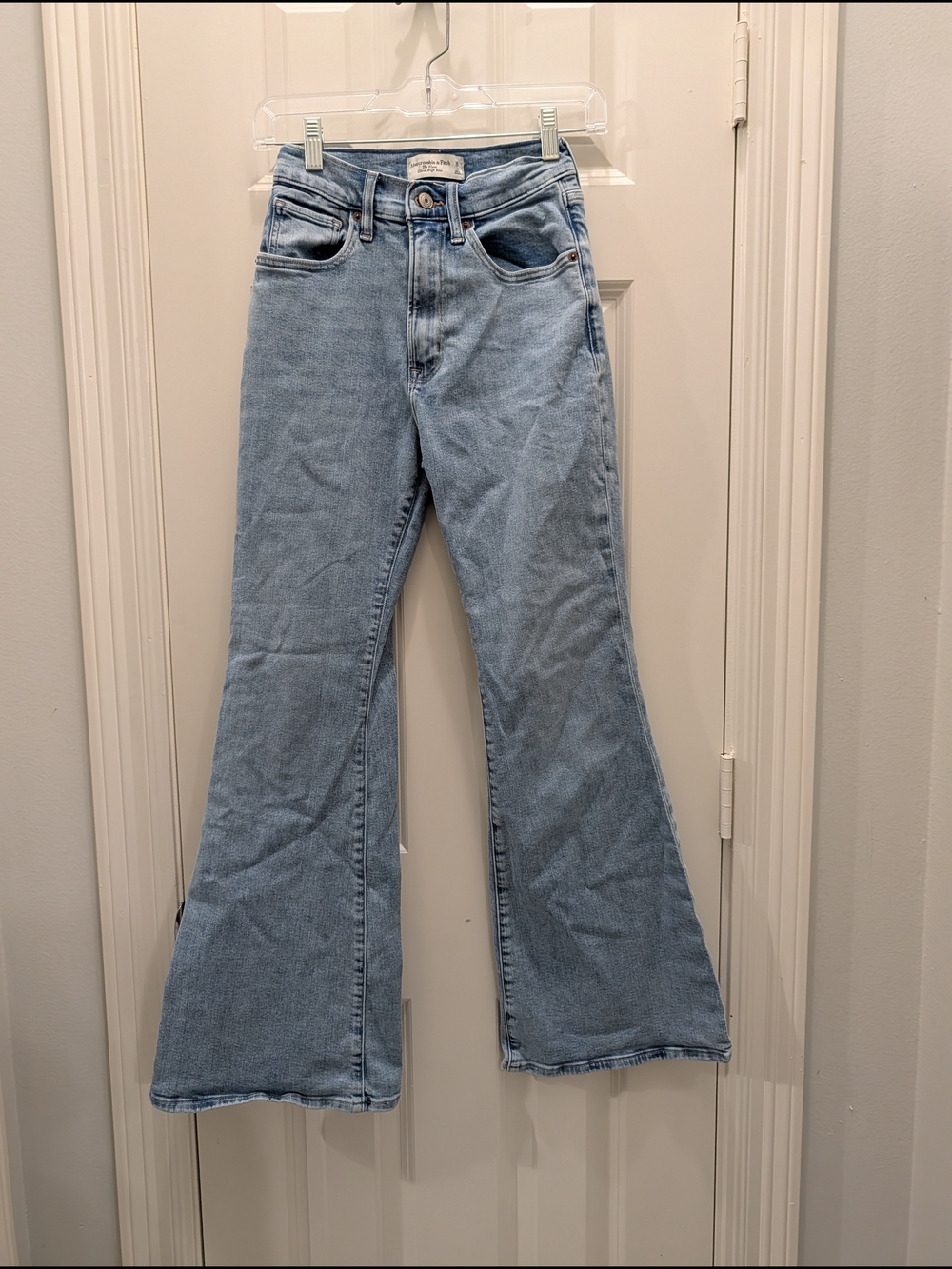 Abercrombie & Fitch Light Blue Flare Jeans